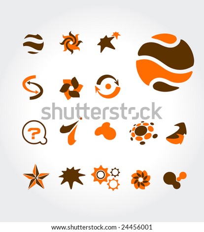 collection of abstract icons - 6. To see similar, please visit MY GALLERY
