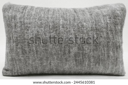 Mohair and Ring yarn Hand made Woven Cushion and pillow cover with high resolution

