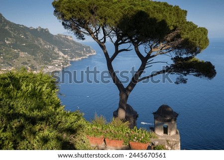 Villa Rufolo, Ravello, Costiera Amalfitana (Amalfi Coast), UNESCO World Heritage Site, Campania, Italy, Europe Royalty-Free Stock Photo #2445670561