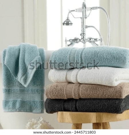 Enhance your bath linens collection with these high-resolution, artfully arranged images for towels, washcloths, and bath sheets.