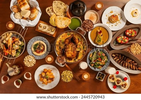 Explore lavish dining experiences worldwide, from sumptuous dishes to exclusive locales, elevating every moment to VIP status.Indulge in Culinary Opulence. Luxury Dishes Luxe Destinations VIP Moments
 Royalty-Free Stock Photo #2445720943