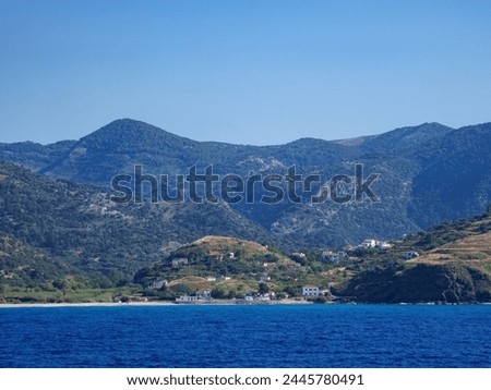 Coast of Icaria Island, North Aegean, Greek Islands, Greece, Europe Royalty-Free Stock Photo #2445780491