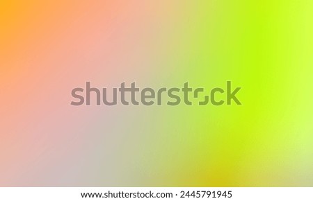 Abstract blurred background image of orange, yellow, green colors gradient used as an illustration. Designing posters or advertisements.