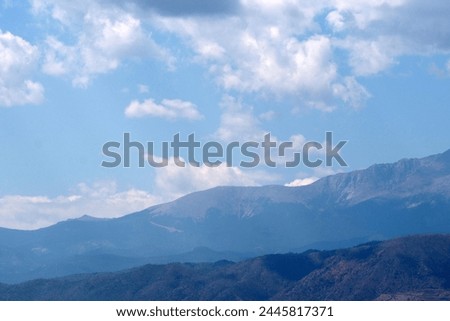 The mountains near Colorado Springs, CO. Royalty-Free Stock Photo #2445817371