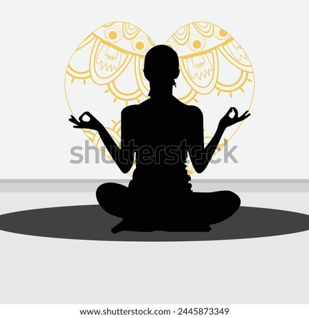 This is simple and vector Yoga Mandala background and this background is editable.