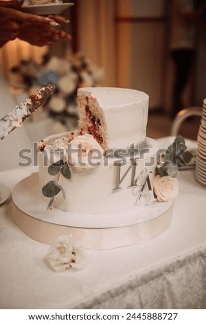 It is likely a decorative cake for a special occasion like a wedding or birthday. 