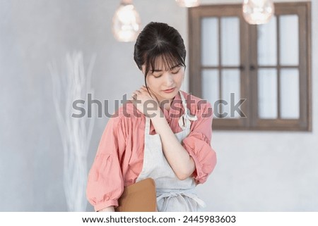 A woman suffering from poor health Royalty-Free Stock Photo #2445983603