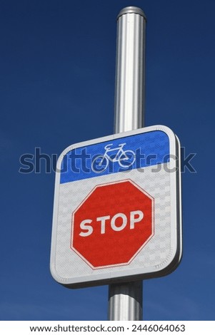 Traffic sign: "Stop", Alicante Province, Costa Blanca, Spain