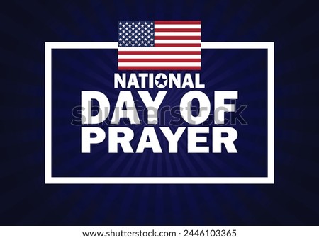 National Day of Prayer wallpaper with typography. National Day of Prayer, background