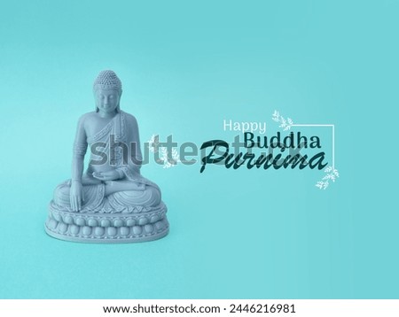 Happy Buddha Purnima poster, concept of Buddha Purnima
