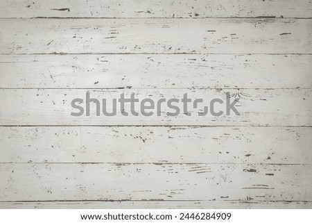 Old white wooden wall. Timber board. Grunge background