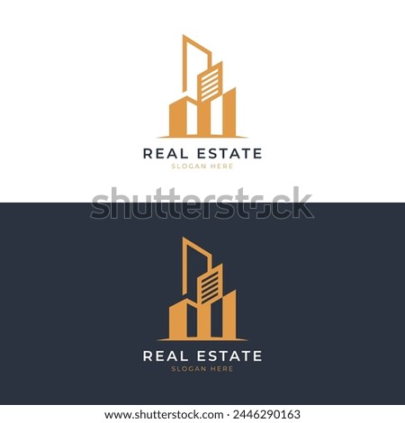 Real Estate Logo Stock Vector (Royalty Free)