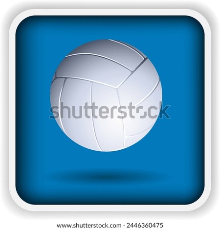 3d Illustration Volleyball Sport Object Vector