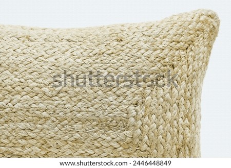 Hand Woven and braided Cushion cover with high resolution

