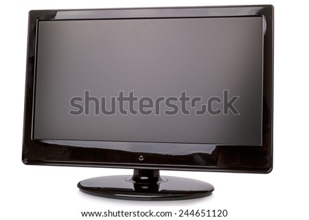 Monitor or TV isolated on white background