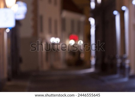 blurred background of a city street in the morning, defocused natural image