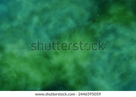 galaxy dark green with stars and space pattern with bright multicolored texture cosmic background.