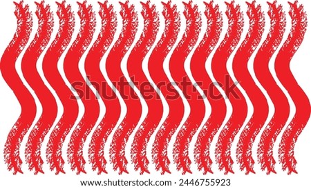 Vector grunge geometric background for wallpaper zigzag print painted ornament from brush strokes.