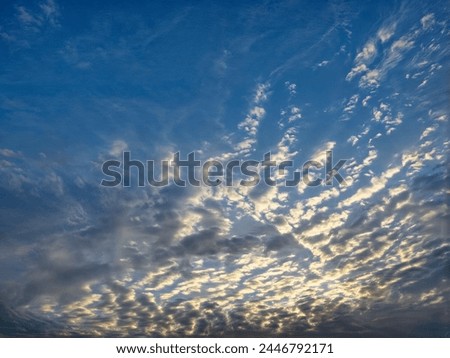 Beautiful clouds scenery picture with hd quality.