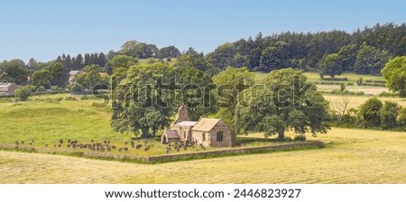 Church of St Mary at Over Silton - (Distance View) North Yorkshire UK 