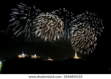 Firework in festival in Phetchaburi