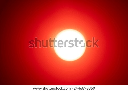 Infrared photography of the sun     