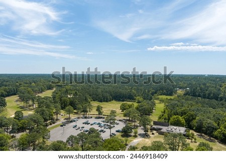 Aerial view of Daphne, Alabama in April