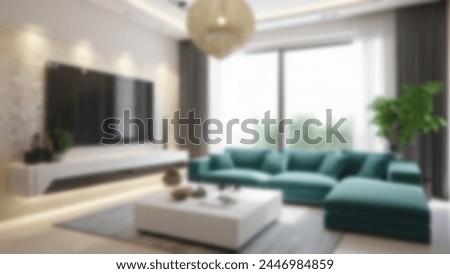 Defocus abstract background of the modern interior