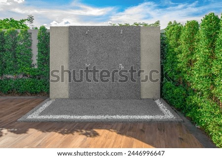 Outdoor bathing area in the swimming pool Royalty-Free Stock Photo #2446996647
