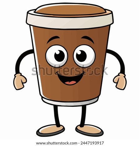 Illustration design of coffee cup