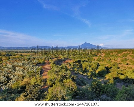 The natural mountain nature is very cool Royalty-Free Stock Photo #2447281075