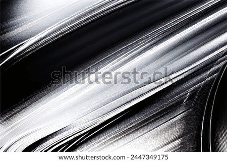 Black brush strokes on an isolated white background. Black and white abstract background. Brush stroke and texture. Smear brush on a white background. Black and white Grunge Texture. 