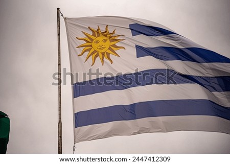 
National flag of Uruguay latin american