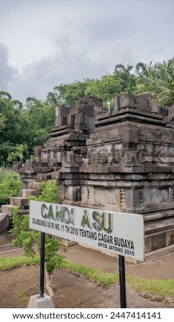 Asu Temple located in Sengi Village, Dukun, Magelang, Indonesia, photo taken on April 5, 2024 Royalty-Free Stock Photo #2447414141