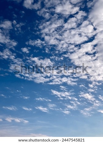 Beautiful natural background with cloudy sky.