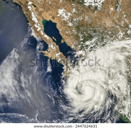 Hurricane Henriette. . Elements of this image furnished by NASA.