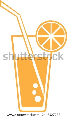 Drink clip art design on plain white transparent isolated background for card, shirt, hoodie, sweatshirt, apparel, tag, mug, icon, poster or badge