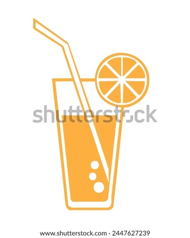 Drink clip art design on plain white transparent isolated background for card, shirt, hoodie, sweatshirt, apparel, tag, mug, icon, poster or badge