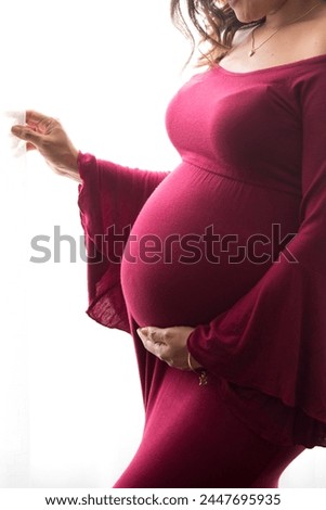 Pregnant photography woman model big pregnant belly family 
