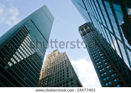 Picture of New York City buildings in Manhattan