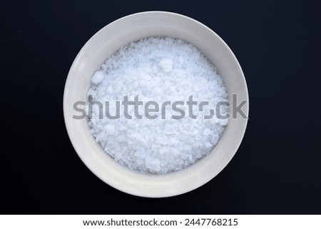 Sodium Hydroxide or NaOH, caustic soda Royalty-Free Stock Photo #2447768215