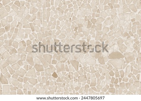 Seamless high-resolution texture of biege stone fragments