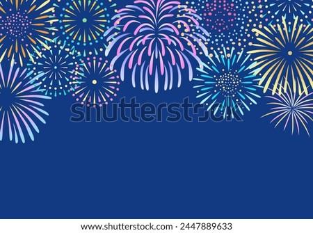 Background Clip art of fireworks
