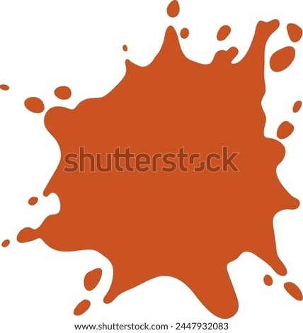 Paint Splash Icon Vector Illustration