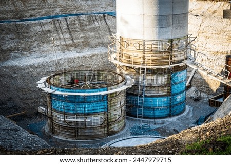 modern industry silo in austria - photo