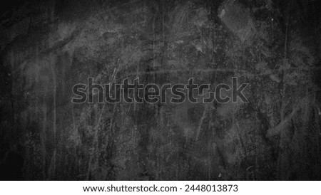 Black wall texture rough background dark concrete floor or old grunge background with black,Texture of old dirty concrete wall for background, Black wall background cement or stone.