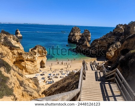 Algarve Coast Portugal  in Summer Royalty-Free Stock Photo #2448126123