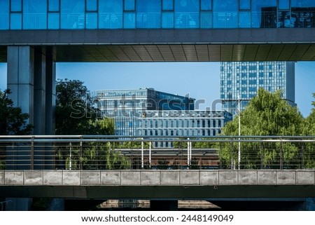 Modern urban office building architecture