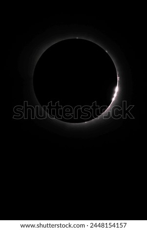 Solar Eclipse fractions before Totality, Bailey's Beads appearing, and Coronal Mass Ejections of plasma from  magnetic storms