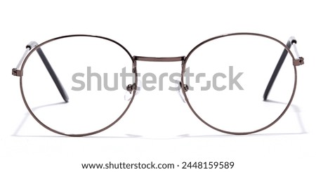 Stylish Eyeglasses isolated on white background